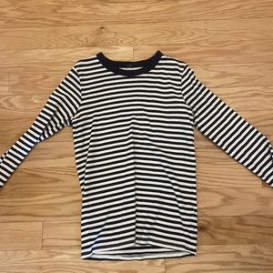 john halt striped long sleeve tee